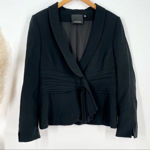 carlisle black blazer size 12